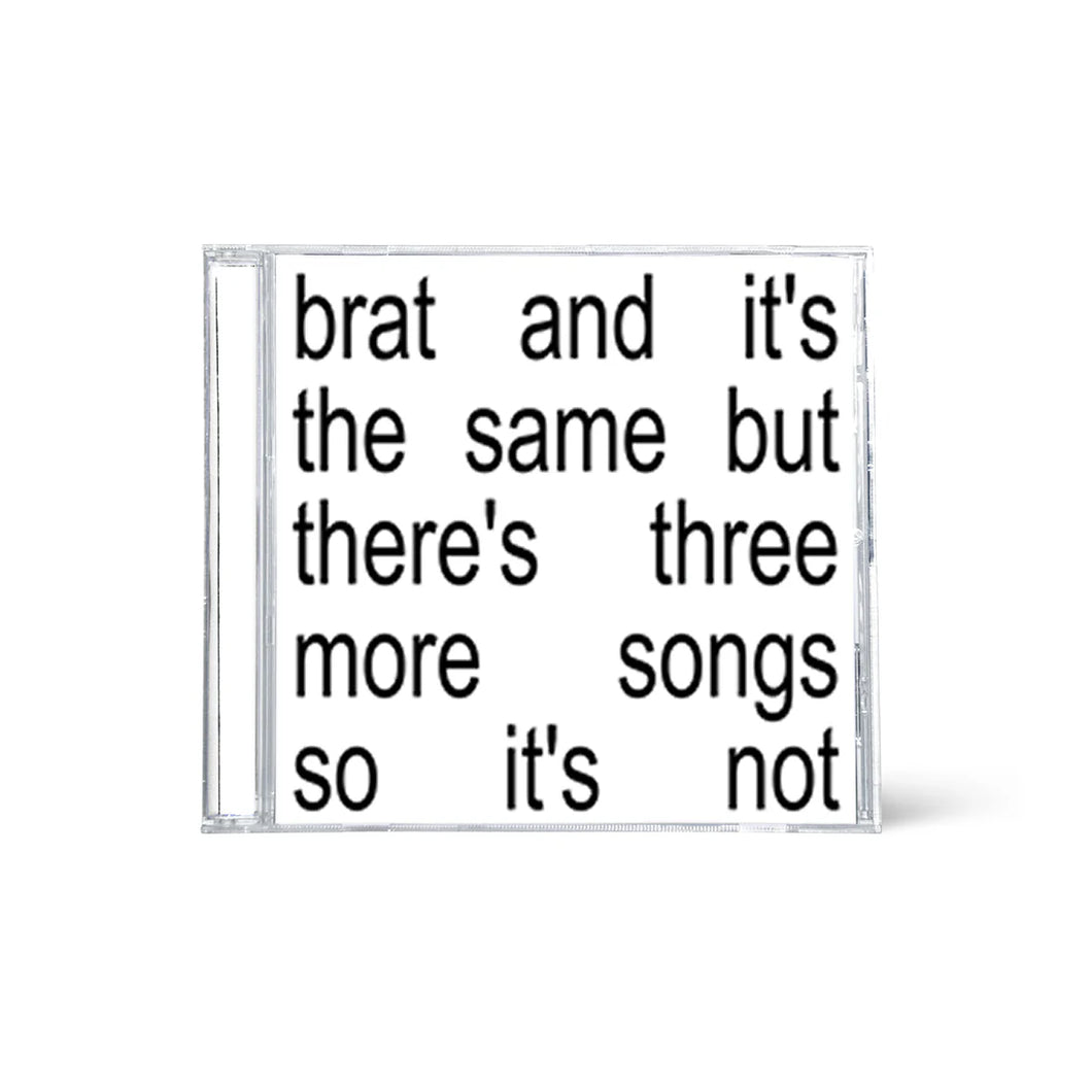 Charli XCX - Brat & It's The Same But There's Three More Songs So It's Not (CD)