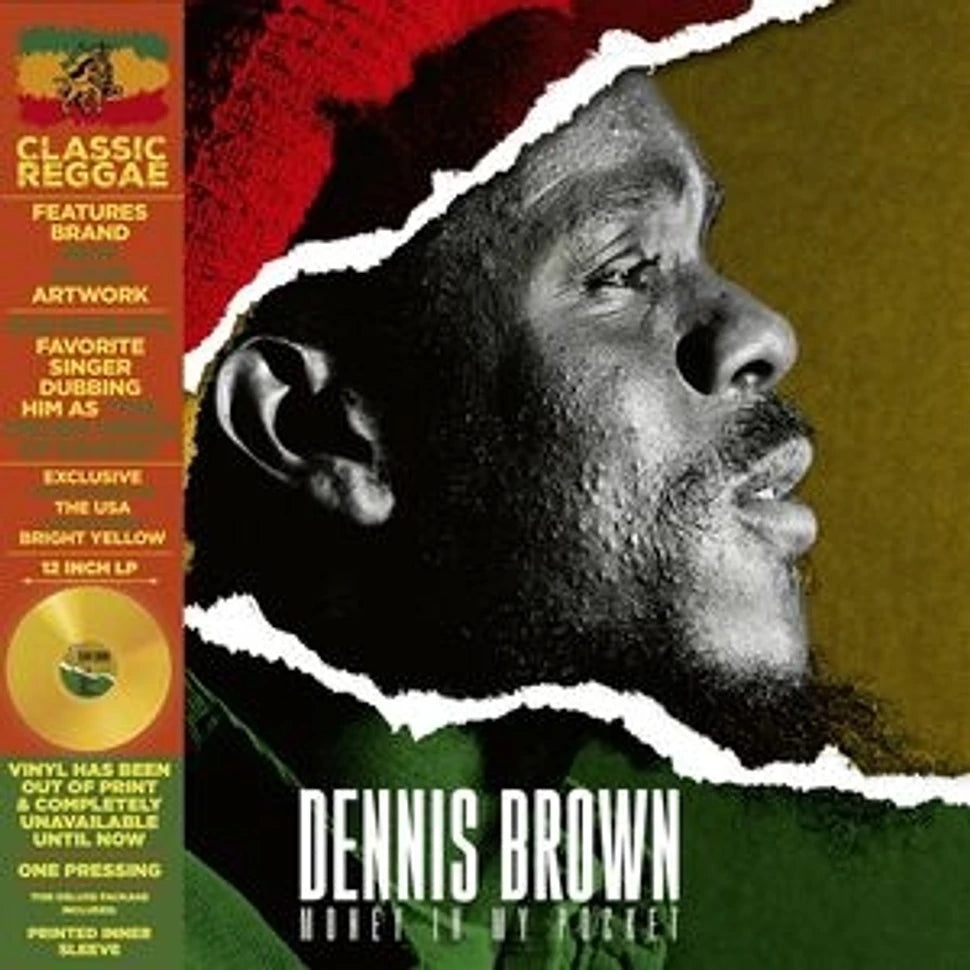 Dennis Brown - Money In My Pocket (Bright Yellow Vinyl)