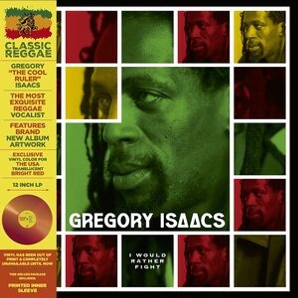 Gregory Isaacs - I Would Rather Fight (Translucent Bright Red Vinyl)