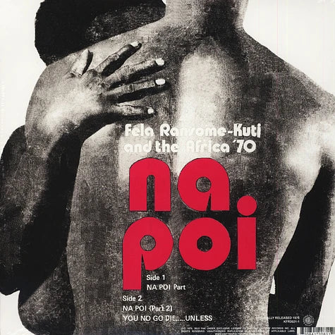Fela Kuti - Na Poi (Clear Vinyl)