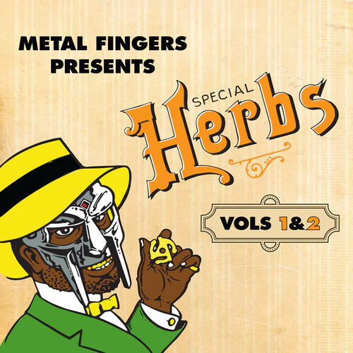 MF Doom - Metal Fingers Presents: Special Herbs, Vol. 1 & 2 (Mustard Yellow Vinyl)