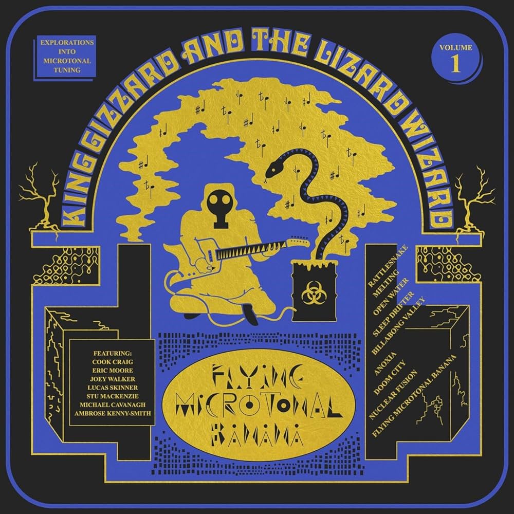 King Gizzard & The Lizard Wizard - Flying Microtonal Banana: Explorations Into Microtonal Tuning, Vol. 1 (Yellow Vinyl)