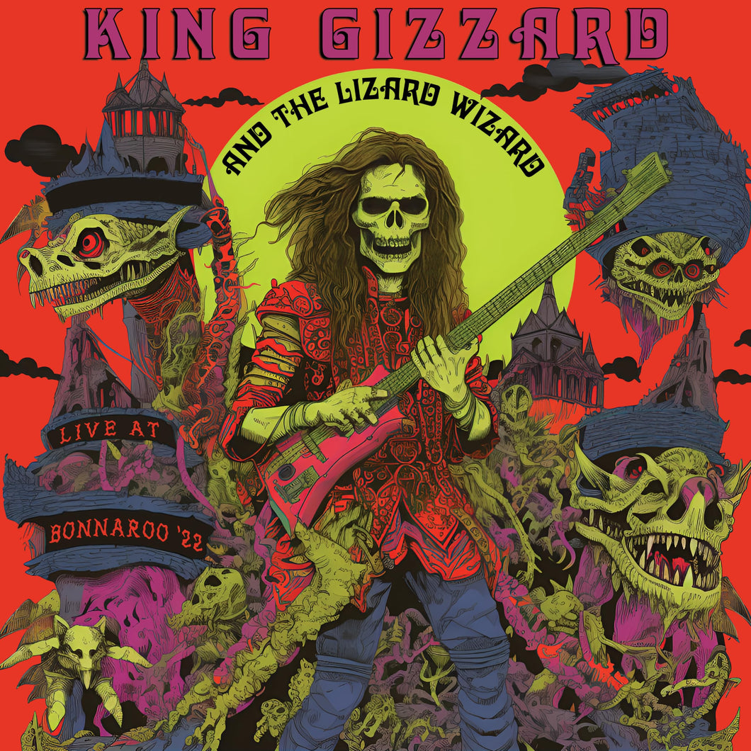 King Gizzard & The Lizard Wizard - Live At Bonnaroo '22 (Bubblegum & Sour Grape Colored Vinyl)