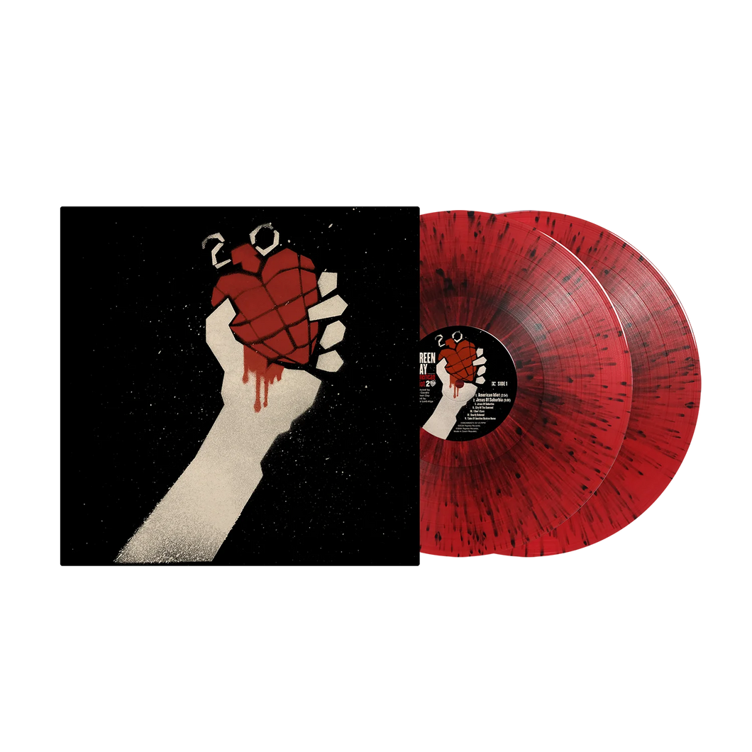 Green Day - American Idiot (20th Anniversary Red & Black Splatter Vinyl Edition)