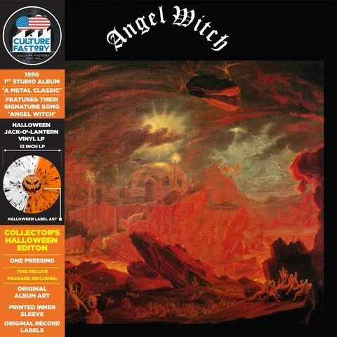 Angel Witch - Angel Witch (Halloween Orange & White Splatter Split-Colored Vinyl Edition)