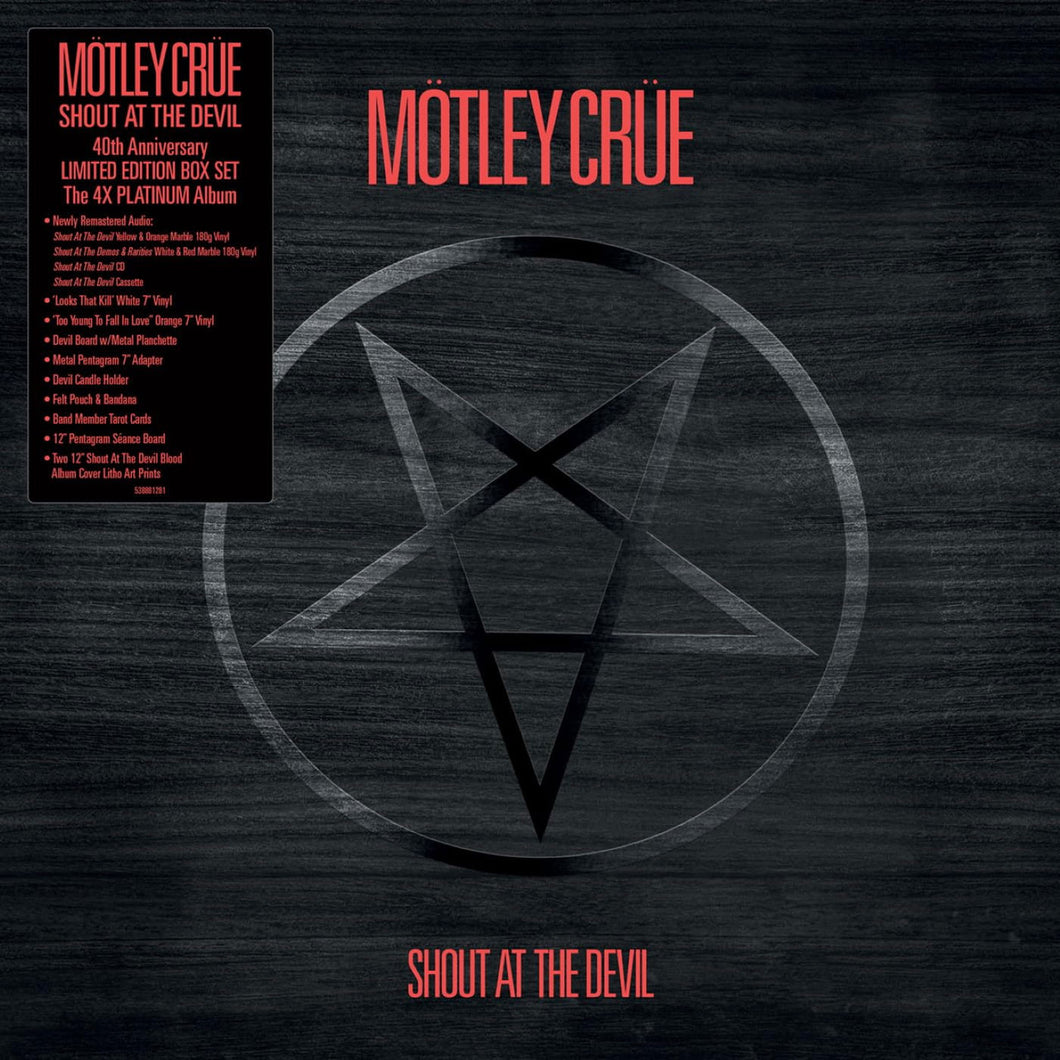 Motley Crue - Shout At The Devil (40th Anniversary 2 LP + CD + Cassette + 2 x 7