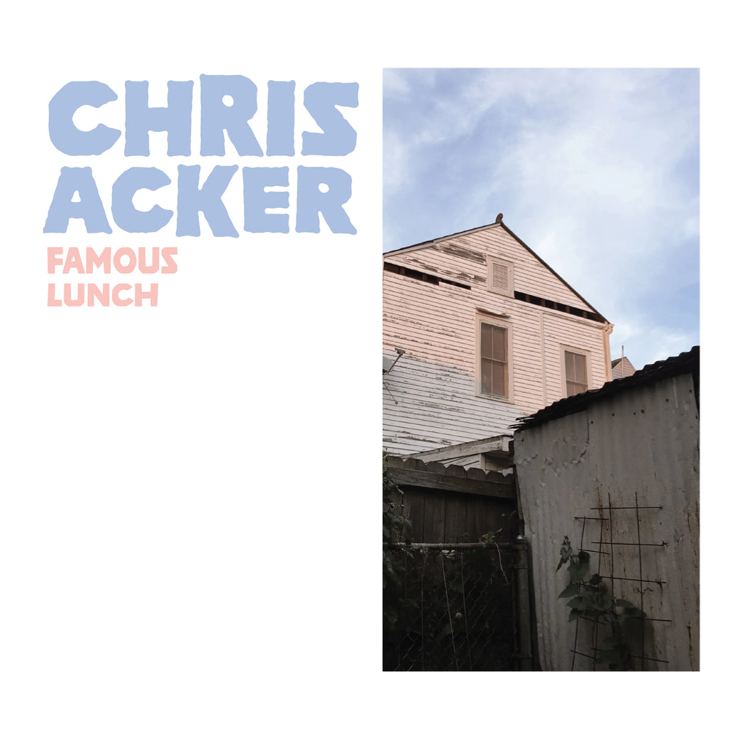 Chris Acker - Famous Lunch (Blue Vinyl)