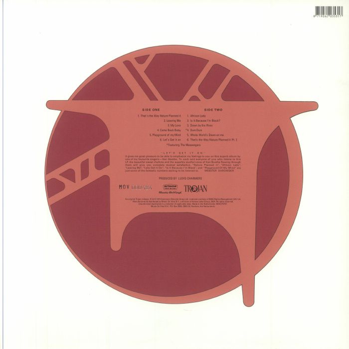 Ken Boothe - Let's Get It On (Orange Vinyl)