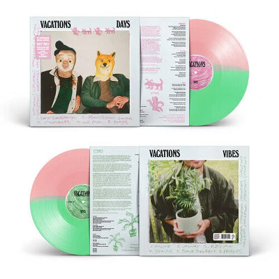Vacations - Days / Vibes (Pink & Green Split Colored Vinyl)