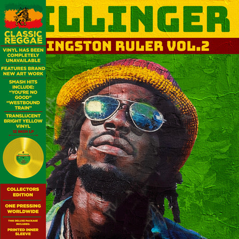 Dillinger - Kingston Ruler, Vol. 2 (Translucent Bright Yellow Vinyl)