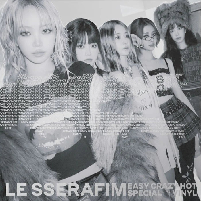 Le Sserafim - Easy-Crazy-Hot (Silver & White Vinyl)