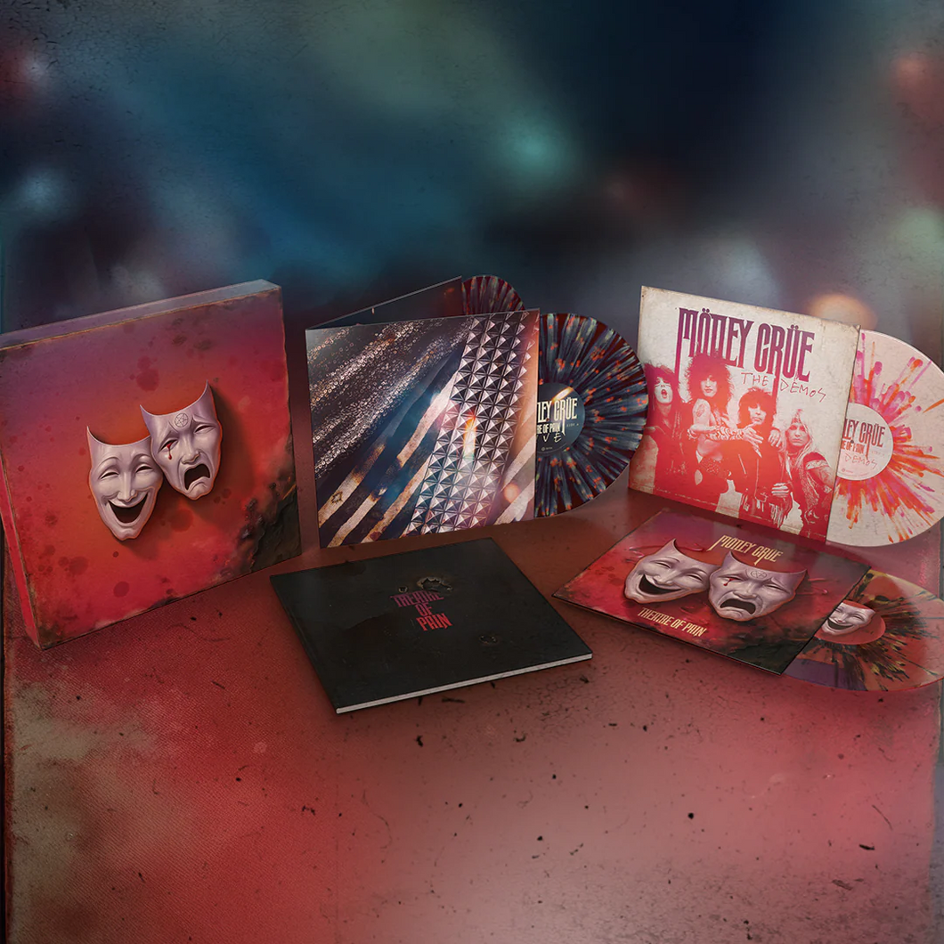 Motley Crue - Theatre Of Pain (40th Anniversary 4 LP Multi-Color Splatter Vinyl w/ Hardcover Book Box Set)