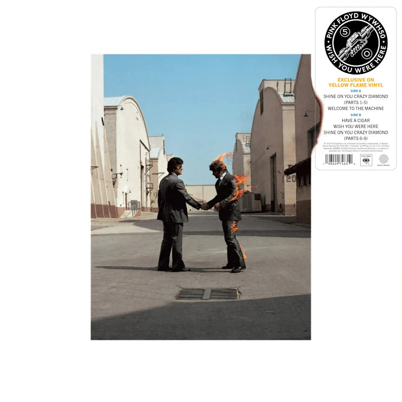 Pink Floyd - Wish You Were Here (50th Anniversary Yellow Flame Vinyl Edition) PRE-ORDER