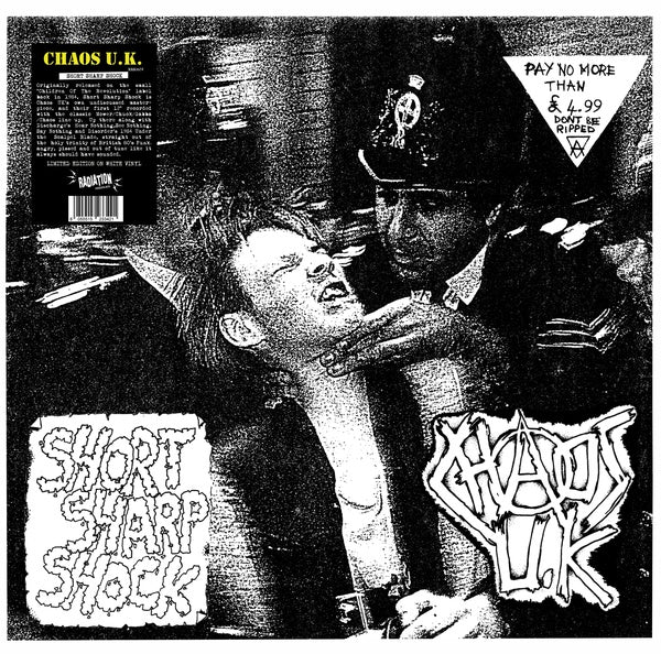 Chaos UK - Short Sharp Shock (White Vinyl)