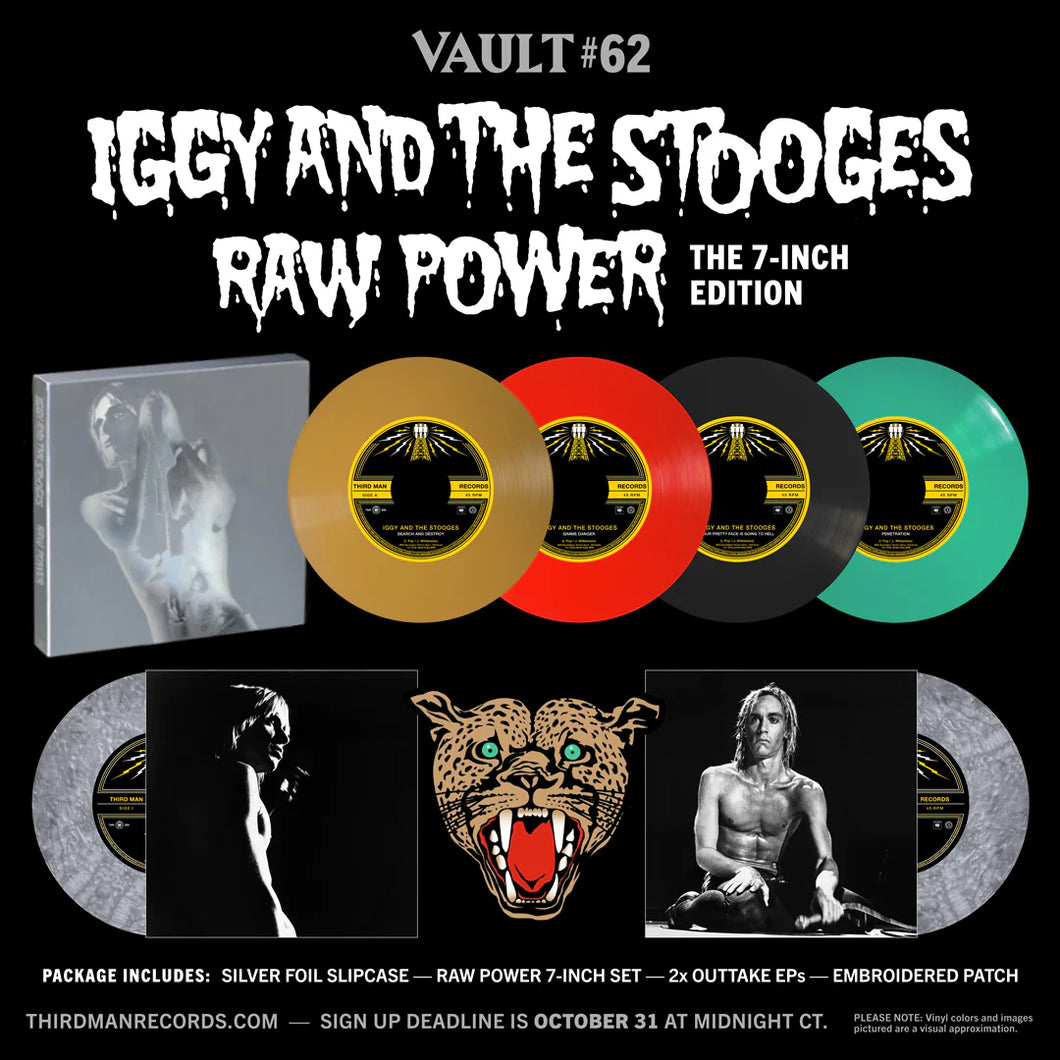 Iggy & The Stooges - Raw Power (Third Man Vault #62 / 6 x 7