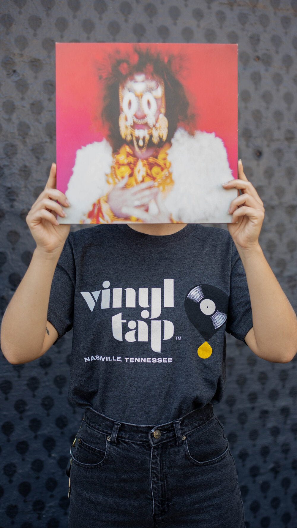 Charcoal Vinyl Tap T-Shirt
