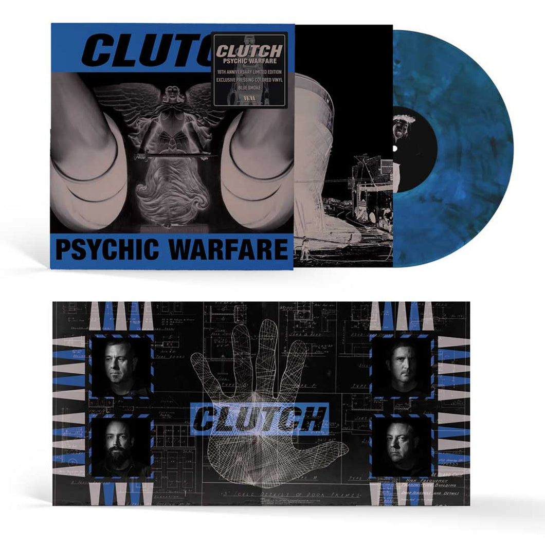 Clutch - Psychic Warfare (10th Anniversary Blue Smoke Vinyl Edition w/ Alternate Cover)