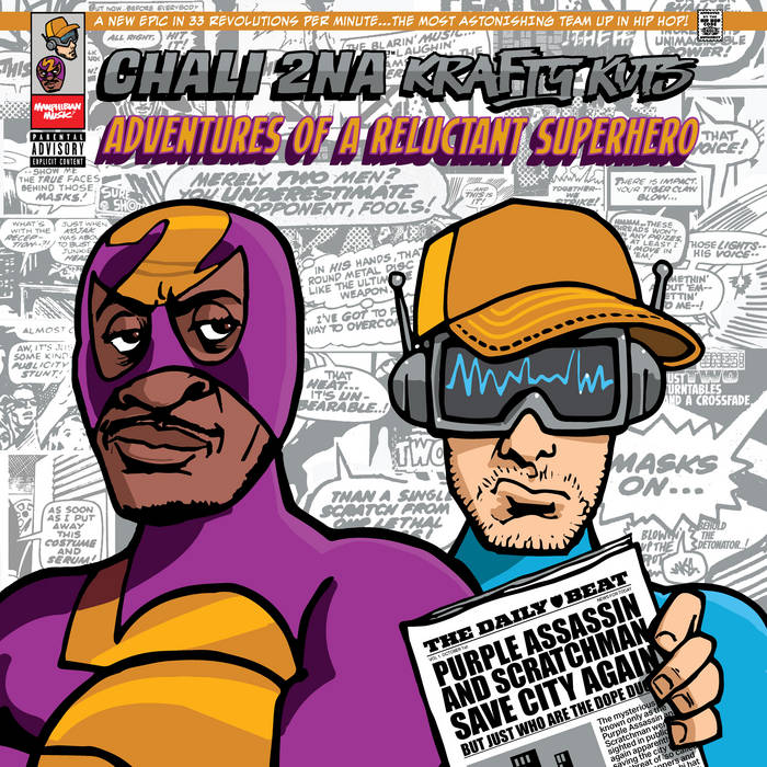 Chali 2na & Krafty Kuts - Adventures Of A Reluctant Superhero (Yellow Vinyl)