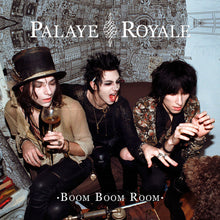 Load image into Gallery viewer, Palaye Royale - Boom Boom Room: Side A (RSD Essentials / Translucent Purple, Black, &amp; White Splatter Vinyl)
