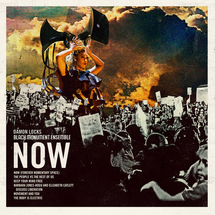 Damon Locks Black Monument Ensemble - Now (Crimson & Black Vinyl)
