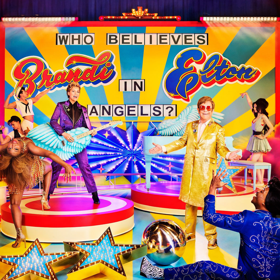 Elton John & Brandi Carlile - Who Believes In Angels? (Pink & Orange Swirl Vinyl)