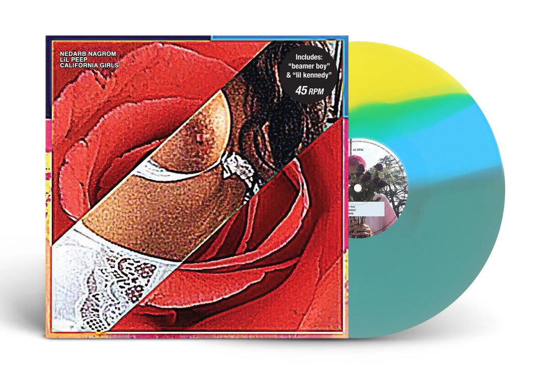 Lil Peep - California Girls (Blue, Green, & Yellow Tri-Colored Vinyl)