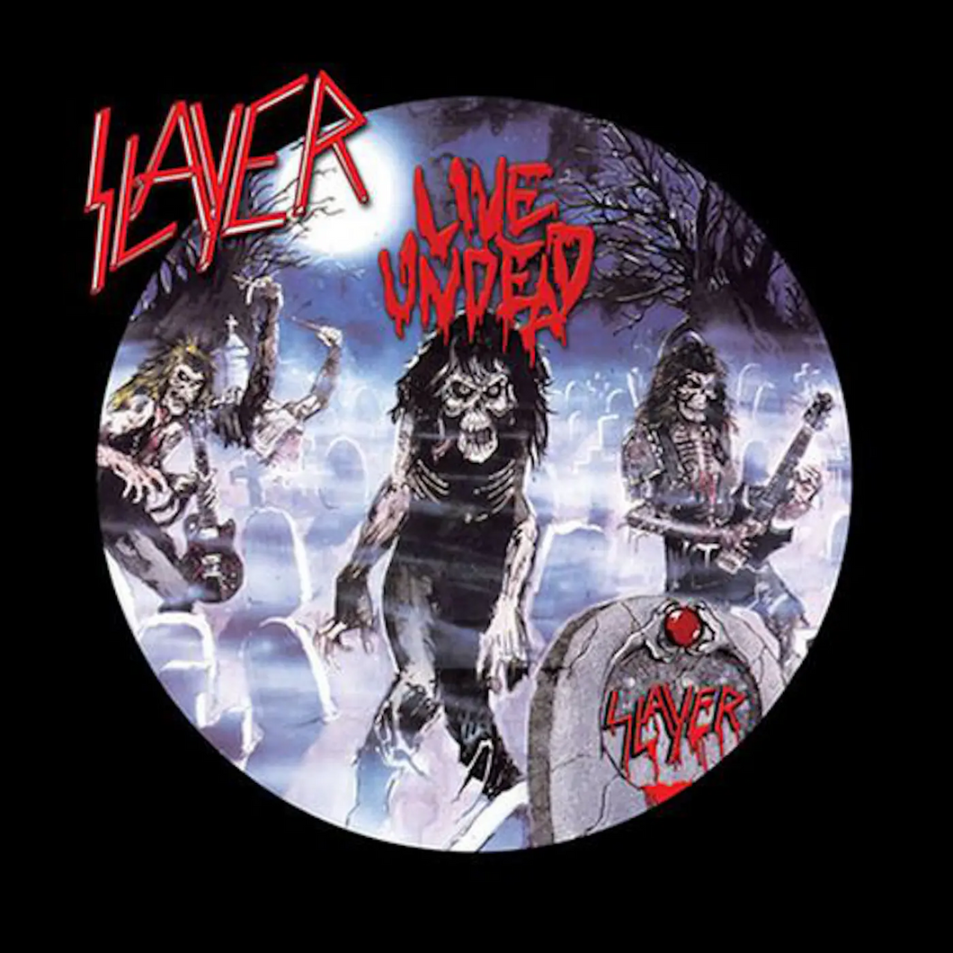 Slayer - Live Undead (Silver & Blood Red Splattered Vinyl Picture Disc)