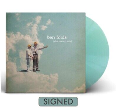 Ben Folds - What Matters Most (Seaglass Blue Vinyl w/ Signed Cover!!!)