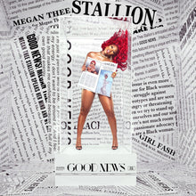 Load image into Gallery viewer, Megan Thee Stallion - Good News (Blue &amp; White Marbled Vinyl)
