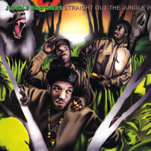 Jungle Brothers - Straight Out The Jungle (LP, Album, Ltd, RE, Cle)