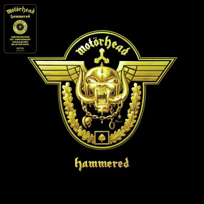 Motorhead - Hammered (20th Anniversary Gold & Black Splatter Vinyl Edition)